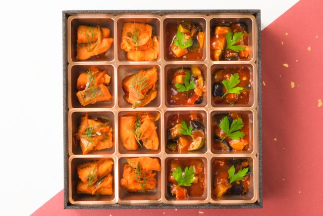 鮭の南蛮漬＆和風ラタトゥイユ