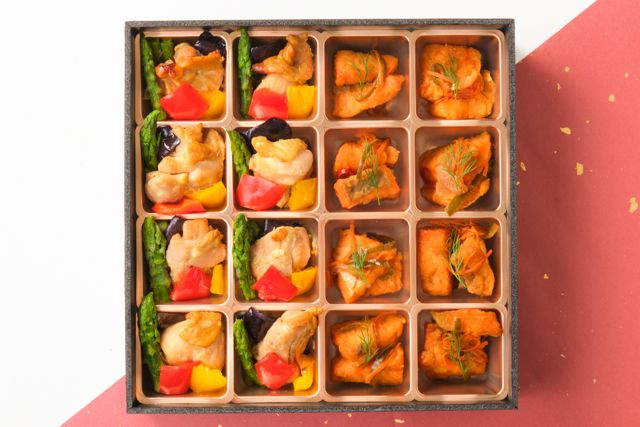 鮭の南蛮漬＆国産鶏と野菜のグリル