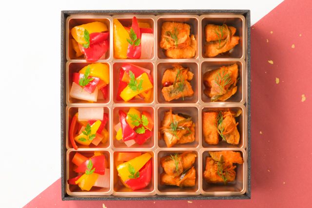 鮭の南蛮漬＆彩り野菜のピクルス