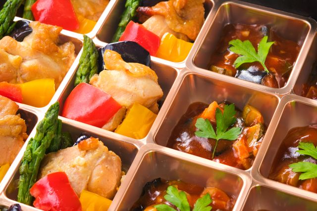 和風ラタトゥイユ＆国産鶏と野菜のグリル