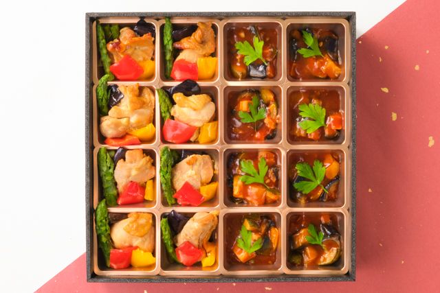 和風ラタトゥイユ＆国産鶏と野菜のグリル