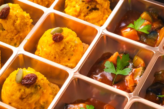 和風ラタトゥイユ＆南瓜のデリサラダ