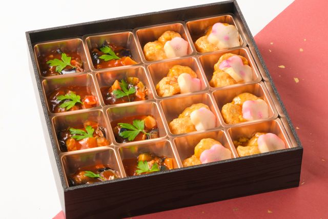 ごちクル×人形町今半（東京店）-和風ラタトゥイユ＆海老しんじょうのあんかけ