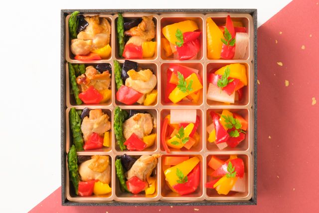 国産鶏と野菜のグリル＆彩り野菜のピクルス