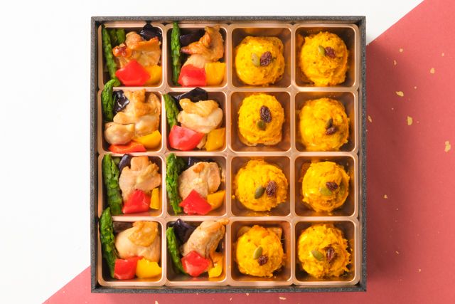 国産鶏と野菜のグリル＆南瓜のデリサラダ