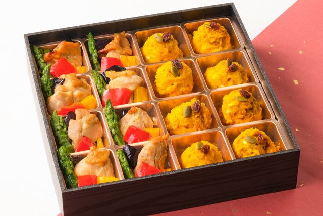 国産鶏と野菜のグリル＆南瓜のデリサラダ