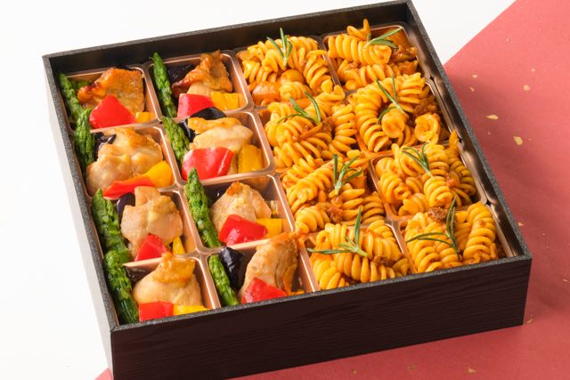 ごちクル×人形町今半（東京店）-国産鶏と野菜のグリル＆和風ラグーパスタ