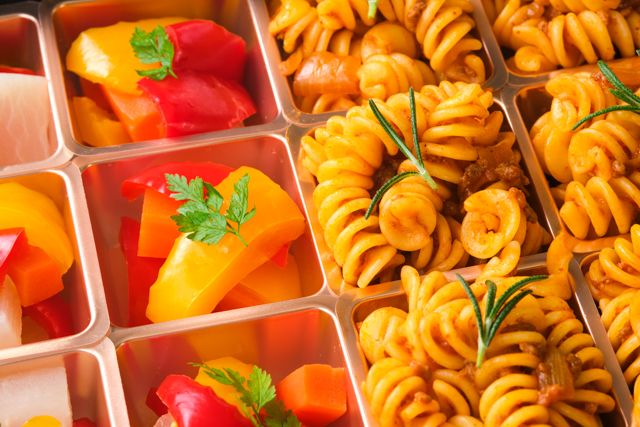 彩り野菜のピクルス＆和風ラグーパスタ