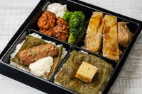 肉のしみず／肉が美味しい丼とお弁当 早朝深夜対応可能-【肉×肉の海苔弁】甘辛照り焼きチキン・唐揚げ