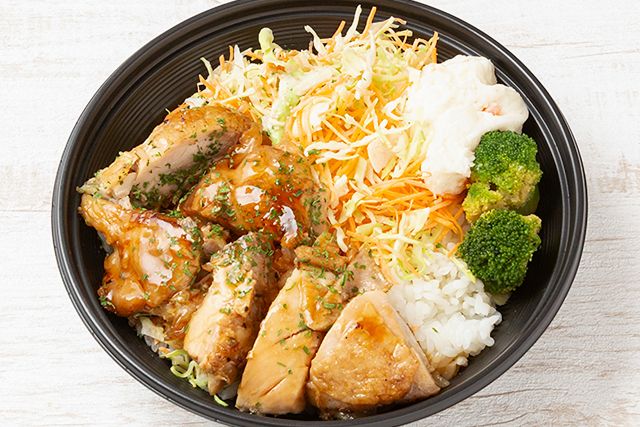肉のしみず／肉が美味しい丼とお弁当 早朝深夜対応可能-【人気NO.2】鶏もも肉の甘辛照り焼き丼