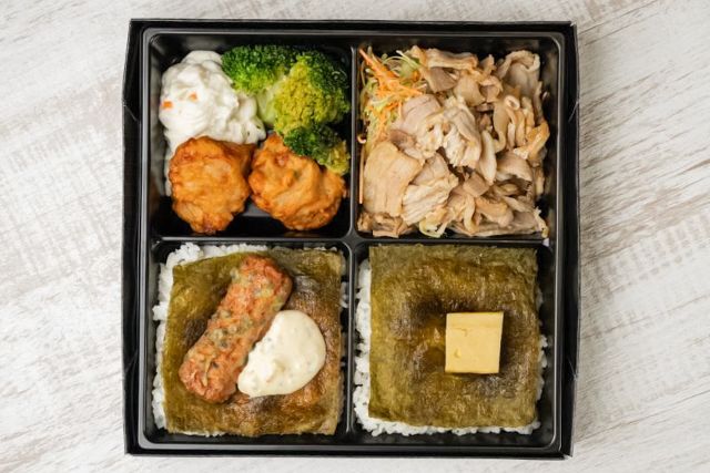 肉のしみず／肉が美味しい丼とお弁当 早朝深夜対応可能-【肉×肉の海苔弁】本気の生姜焼き・唐揚げ