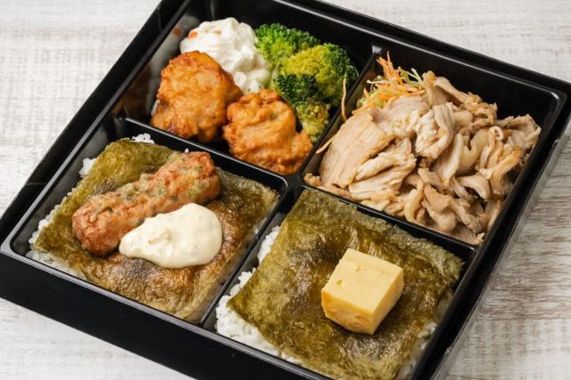 【肉×肉の海苔弁】本気の生姜焼き・唐揚げ