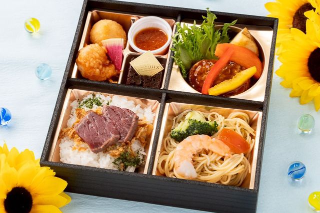 【夏限定】オーボエ〜Oboe～ステーキとハンバーグの冷製パスタ御膳（デザート付）