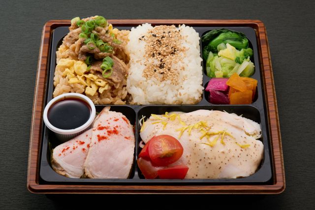 苑囿（垂水店）-厳選ポークと牛焼肉弁当