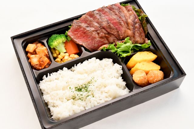 肉匠おかむら-黒毛和牛サーロインステーキ弁当