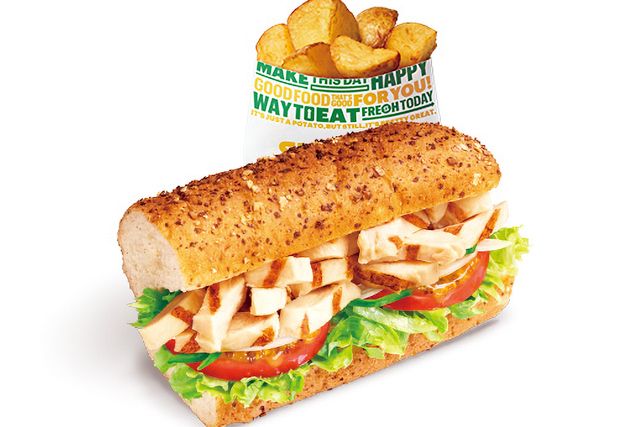 サブウェイ（ヨコハマベイサイド本店）-サラダチキン ポテト（S）セット