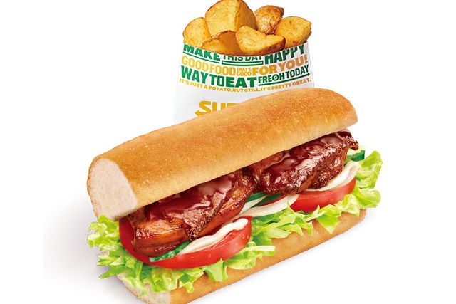 サブウェイ（新宿西口ハルク店）-てり焼きチキン  ポテト（S）セット