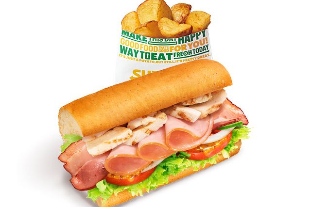 サブウェイ（新宿西口ハルク店）-アメリカンクラブハウス ポテト（S）セット