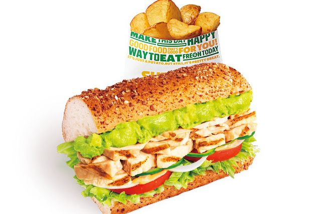 サブウェイ（新宿西口ハルク店）-アボカドチキン ポテト（S）セット