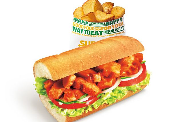 サブウェイ（大鳥居店）-【辛】チリチキン ポテト（S）セット