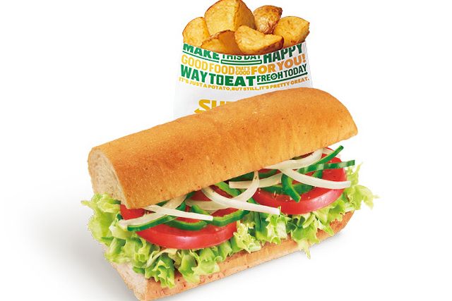 サブウェイ（大鳥居店）-ベジーデライト ポテト（S）セット