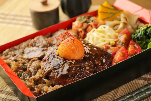 一塊之肉（栃木店）-ハンバーグと牛カルビ焼肉飯