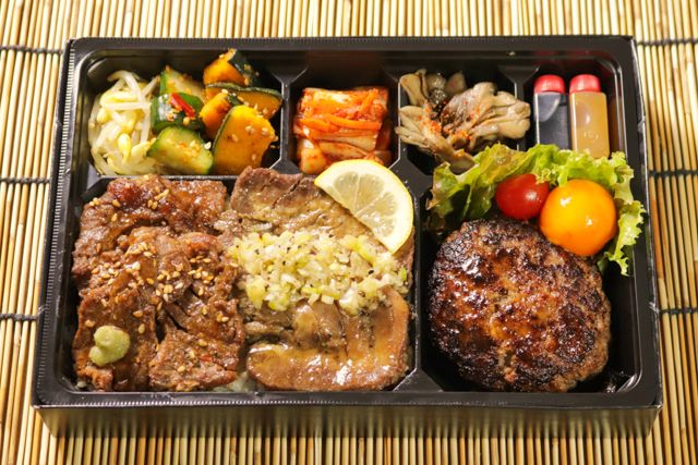 一塊之肉（栃木店）-一塊之肉とハンバーグ弁当