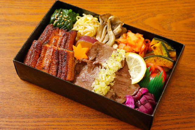 一塊之肉（栃木店）-【ダブル盛り】鰻蒲焼＆塩ダレ牛タン飯