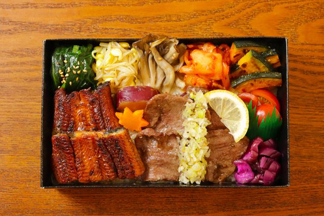 一塊之肉（栃木店）-【ダブル盛り】鰻蒲焼＆塩ダレ牛タン飯