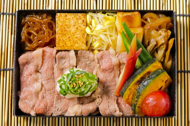 一枚之肉（栃木店）-【夏季限定】 黒毛和牛夏野菜おろし牛しゃぶ重