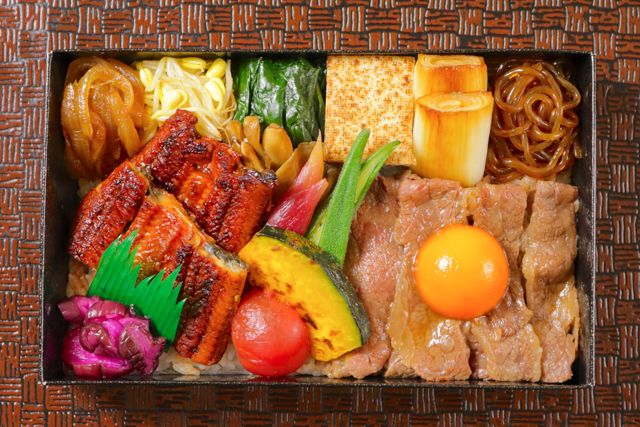 一枚之肉（栃木店）-【夏季限定】 黒毛和牛夏野菜すき焼きと鰻の贅沢重