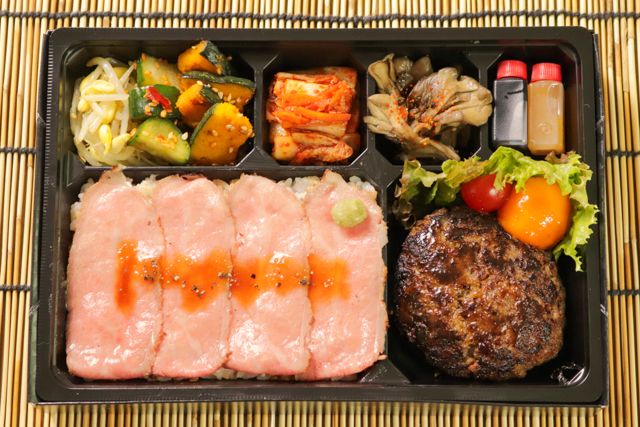 一塊之肉（愛知店）-ローストビーフとハンバーグ弁当