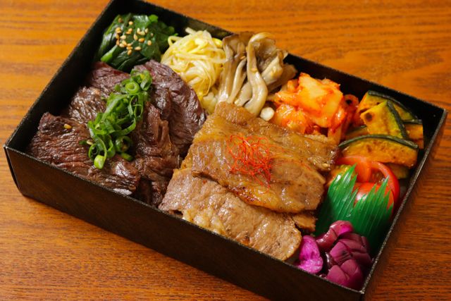 一塊之肉（愛知店）-【ダブル盛り】牛カルビ＆牛ハラミ焼肉飯