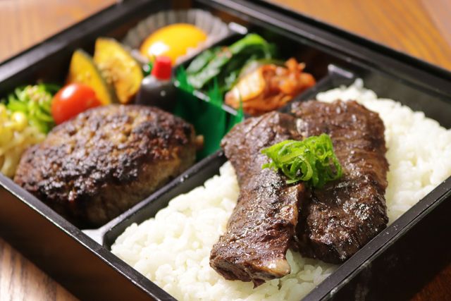 カウンター焼肉まるやま（東京店）-焼肉屋のハンバーグ＆赤身のまるやま弁当