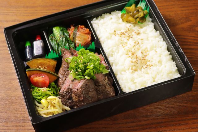 カウンター焼肉まるやま（東京店）-【名物】ねぎハラミステーキ弁当