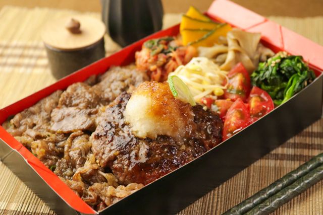 一塊之肉（大阪店）-おろしハンバーグと牛カルビ焼肉飯