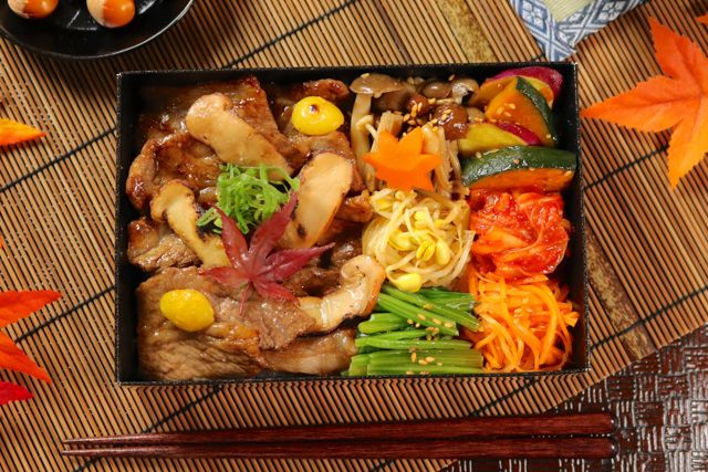 一塊之肉（大阪店）-【秋季限定】 焼き松茸とカルビ焼肉飯