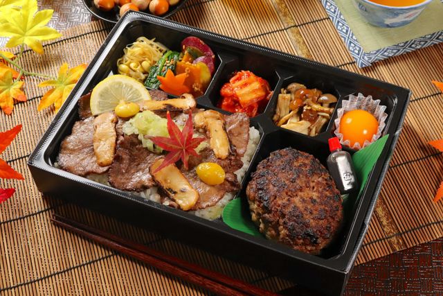 一塊之肉（大阪店）-【秋季限定】 ねぎ塩牛タンとハンバーグ弁当
