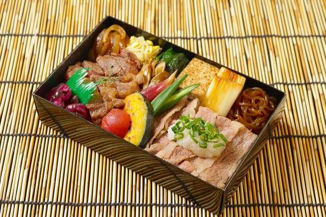 一枚之肉（大阪店）-【夏季限定】 黒毛和牛夏野菜おろし牛しゃぶと牛ステーキ極重