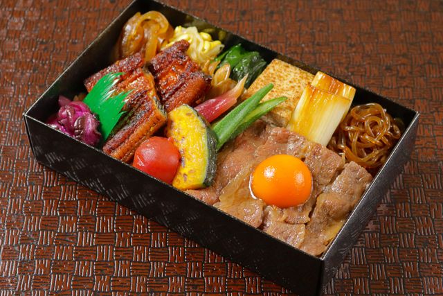 一枚之肉（大阪店）-【夏季限定】 黒毛和牛夏野菜すき焼きと鰻の贅沢重