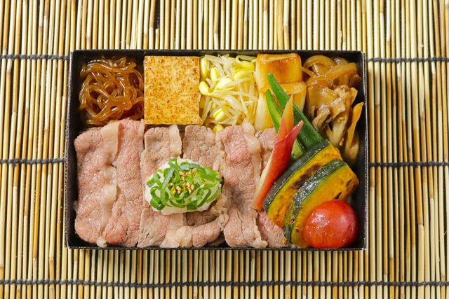 一枚之肉（大阪店）-【夏季限定】 黒毛和牛夏野菜おろし牛しゃぶ重