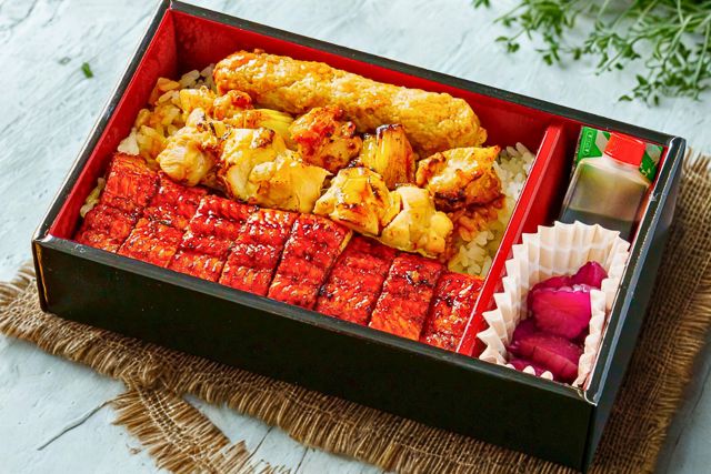 鰻のきくち-鰻と焼き鳥弁当