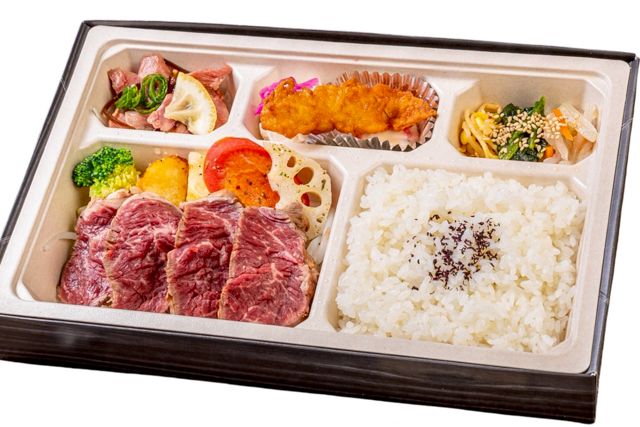 肉福庵-厳選牛ハラミ焼ステーキ弁当