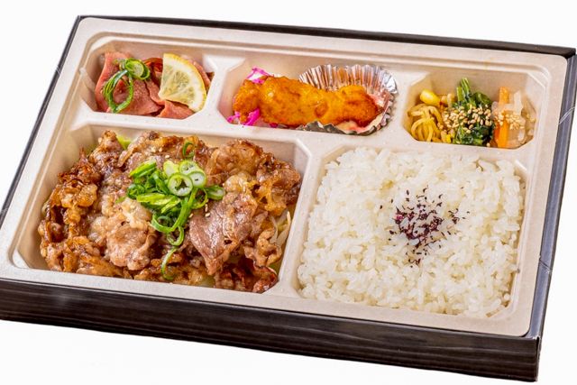 肉福庵-黒毛和牛切り落とし旨だれ焼肉弁当