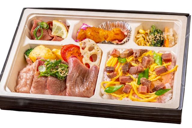 肉福庵-牛ちらし寿司と和牛コウネ焼肉弁当