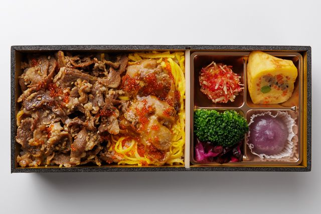 肉懐石 肉匠-牛バラ焼きと若鶏照り焼きの彩り弁当