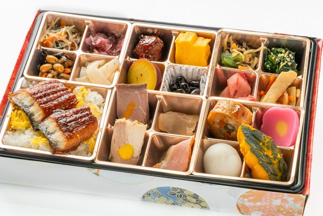 少量多種の健康彩弁当屋 出水-うな重の彩弁当