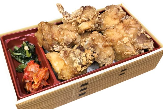 厳選肉弁 心-唐揚げ重