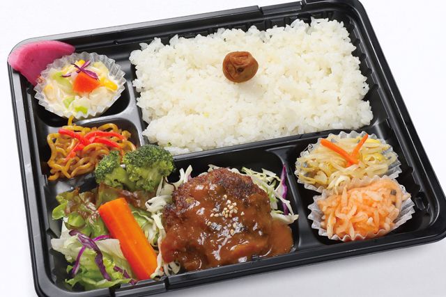 焼肉弁当からいや-ハンバーグ弁当（O）