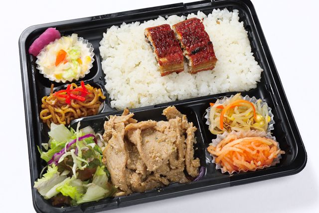 焼肉弁当からいや-豚カルビ×うなぎ弁当（OU）